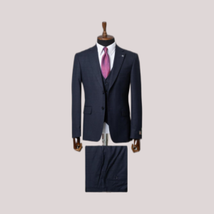 Costume 3 Pièces Bleu Marine – Élégance Business & Cérémonie
