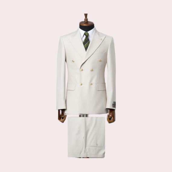 costume blanc homme