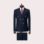 costume croisé homme