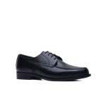 Derby noir cuir lisse – Jespomi Paris