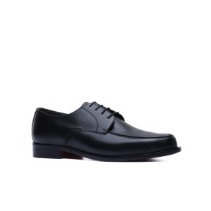 Derby noir cuir lisse – Jespomi Paris