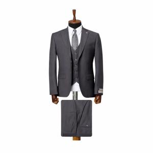 costume homme gris 3 pièces élégant