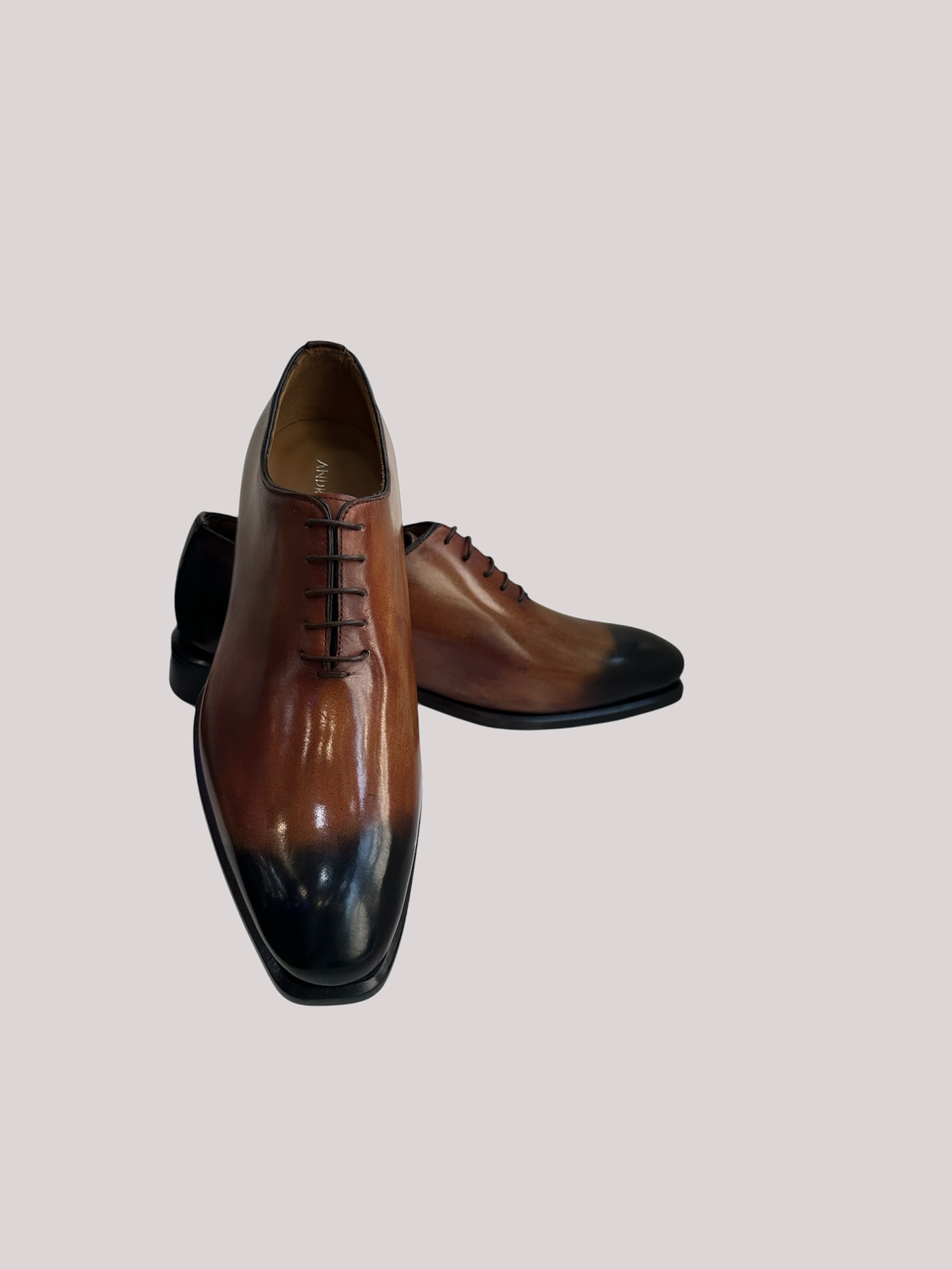 Richelieu Oxford marron patiné main – Jespomi Paris – Image 2
