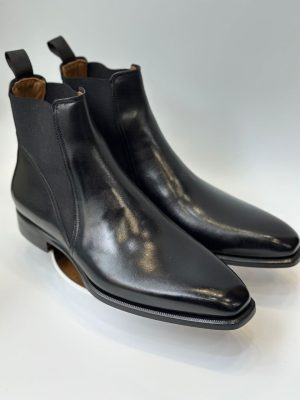 Chelsea Boot noire cuir premium – Jespomi Paris