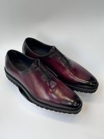 Richelieu Oxford patiné bois – Jespomi Paris