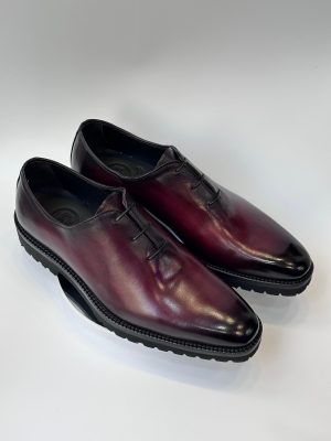 Richelieu Oxford patiné bois – Jespomi Paris