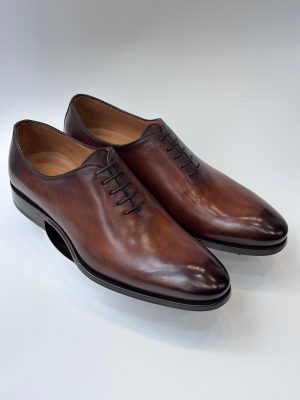 Richelieu Oxford marron classique – Jespomi Paris