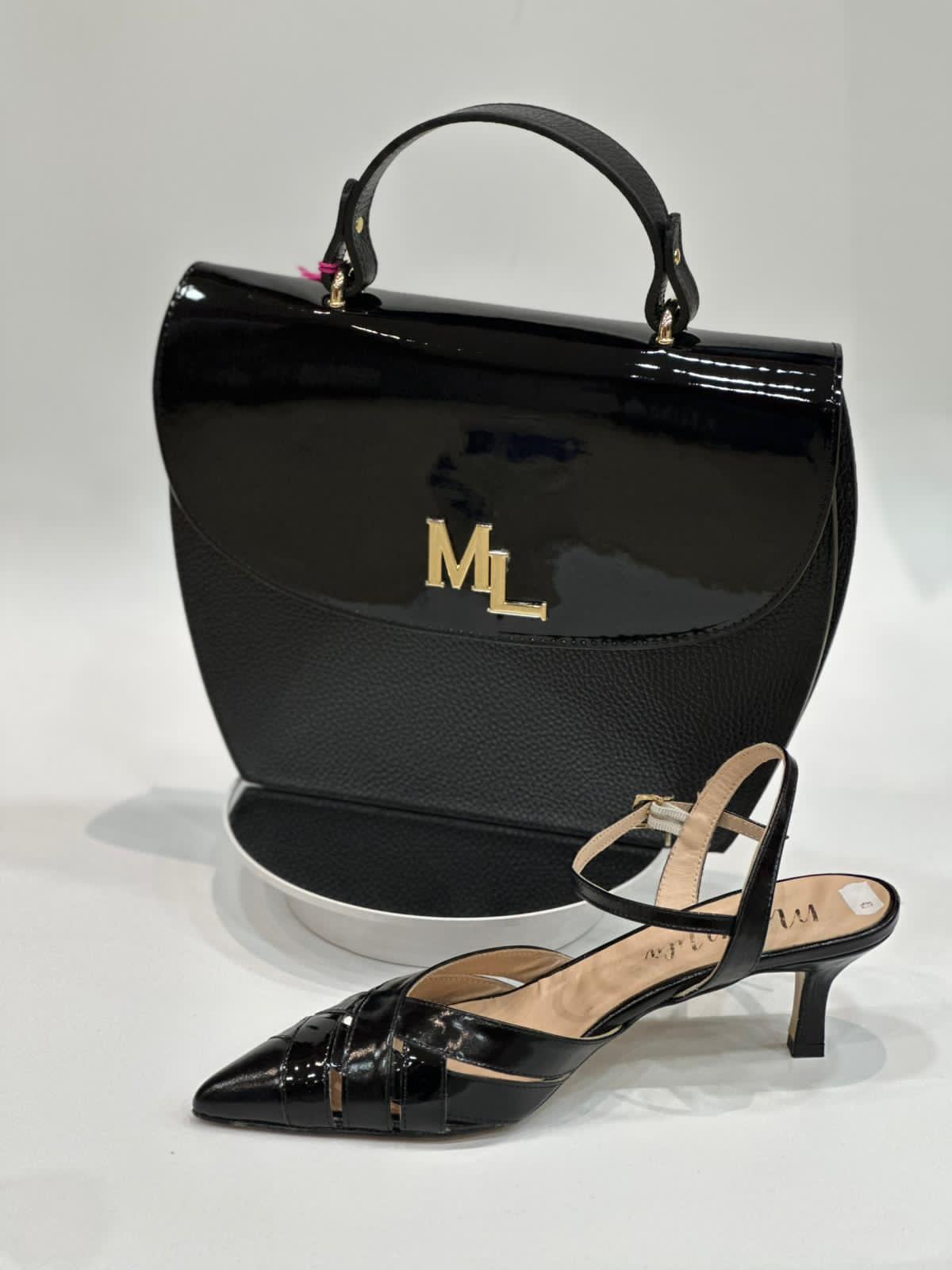 Sac et chaussures assortis femme Jespomi ensemble coordonné en cuir, style élégant
