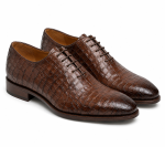 Chaussure Oxford Homme Effet Croco en Cuir Premium – Jespomi Paris